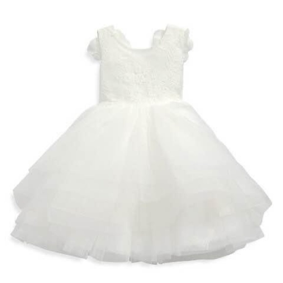 BRAND NEW baby teter warm baptism wedding flower girl dress size 9M & 12M - Picture 5 of 10